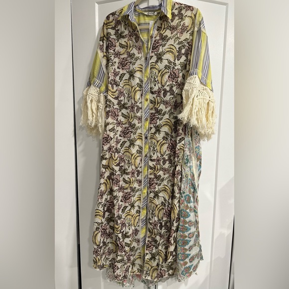 Watching Waves Maxi Shirtdress - Size XS - Picture 7 of 14
